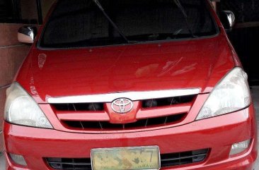 Toyota Innova 2005 G Gas Red SUV For Sale 