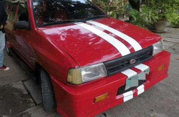 1995 Kia Pride CD5 Hatchback Red For Sale 