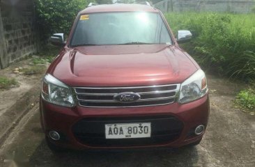 Ford Everest 2014 Manual Diesel Red For Sale 