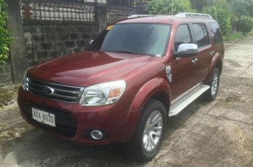 Ford Everest 2014 Manual Diesel Red For Sale 