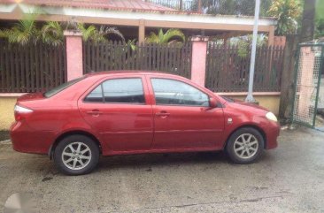 2006 Toyota Vios 1.3 E Red Sedan For Sale 