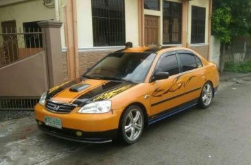 Honda Civic Vti Vtec 2001 Yellow For Sale 