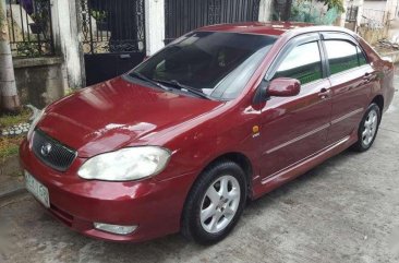 TOYOTA Corolla ALTIS 1.6G 2003 Red For Sale 