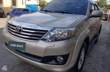 2012 Toyota Fortuner 2.5G AT Beige For Sale 