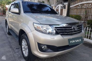 2012 Toyota Fortuner 2.5G AT Beige For Sale 