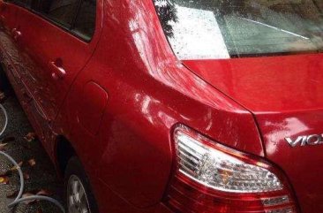 TOYOTA 2012 Vios 1.3E Manual Red Sedan For Sale 