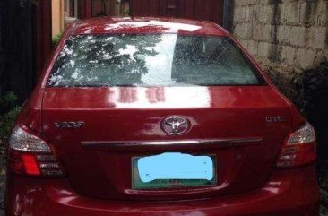 TOYOTA 2012 Vios 1.3E Manual Red Sedan For Sale 