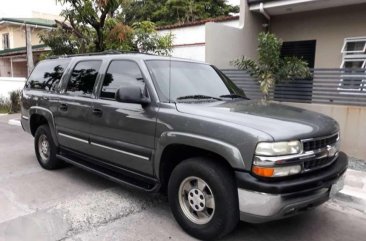 2002 Chevrolet Suburban Gray SUV For Sale 