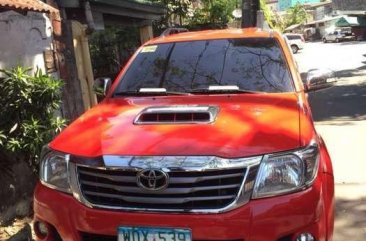 Toyota Hilux 2.5G 2014 model Red Pickup For Sale