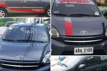 Toyota Wigo Manual Trans 2014 Gray For Sale 