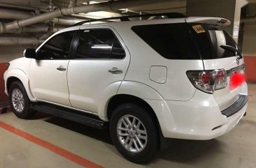 2014 Toyota Fortuner White Pearl SUV For Sale 