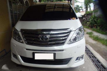 2013 Toyota Alphard White Top of the Line For Sale 
