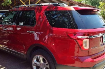 Ford Explorer 2013 AT Red SUV For Sale 