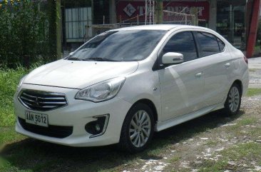 2014 Mitsubishi Mirage G4 GLS AT White For Sale 