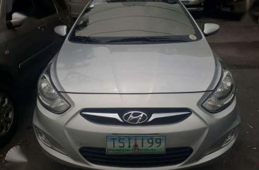 Hyundai Accent Gas 2011 Silver Sedan For Sale 