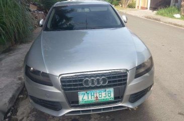 2009 Audi A4 2.0 TDI Sedan Silver For Sale 