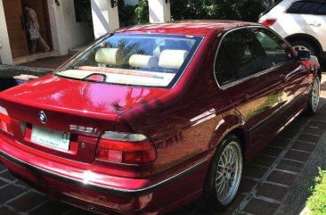 BMW 523i 1997 Red Sedan Well Maintained For Sale 