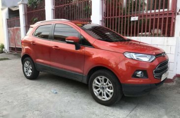 2017 Ford Titanium Ecosport Orange Automatic For Sale 