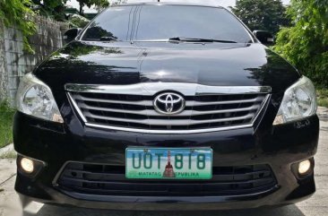 Toyota Innova G 2013 Manual Black For Sale 