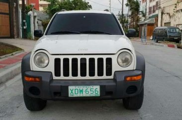2003 Jeep Liberty 4x4 Matic 4x4 White For Sale 