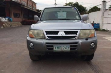 2004 Mitsubishi Pajero Gas Silver For Sale 