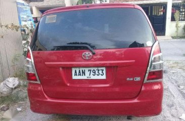 Toyota Innova 2014 Manual E Red SUV For Sale 