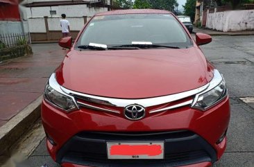 Toyota VIOS 2014 E GAS MT Red Sedan For Sale 