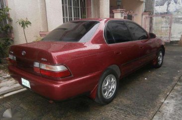 Toyota Corolla Gli Manual Transmission Red For Sale 