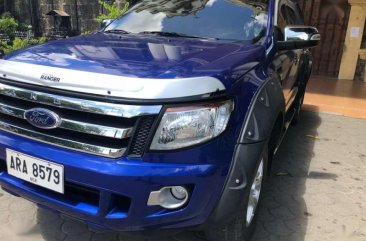 Ford Ranger 2015 Matic Blue Pickup For Sale 