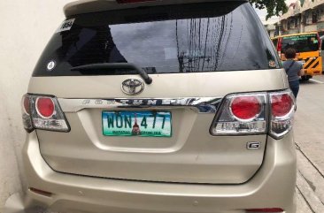 2014 Toyota Fortuner for sale