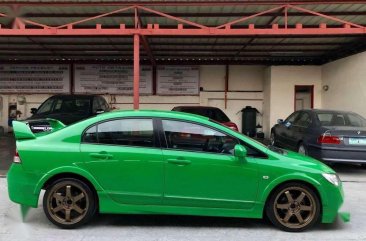 2007 Honda Civic S AT Green Sedan For Sale 