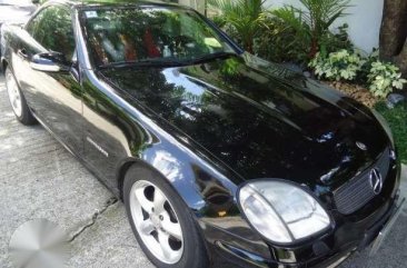 2002 Mercedes Benz SLK 200 Black For Sale 