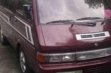 For sale red Nissan Vanette car