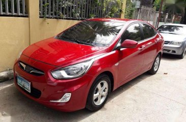 Hyundai Accent 2011 Gas AT Red For Sale 