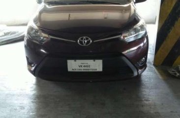 Toyota Vios E 2017 Dual VVTi Red For Sale 