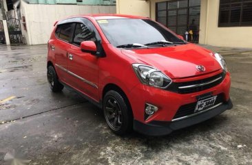 Toyota wigo G top of the line red for sale 