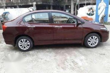 Honda city 2013 red sedan for sale 