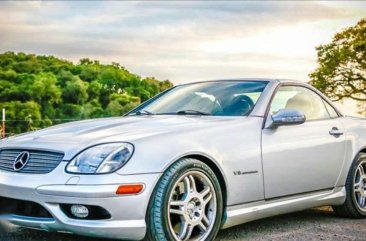 Mercedes Benz SLK 32 Silver For Sale 