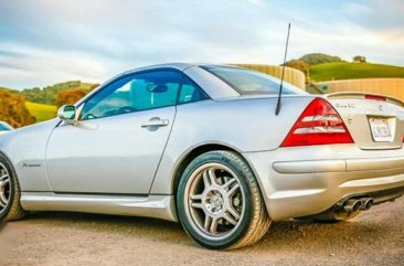 Mercedes Benz SLK 32 Silver For Sale 