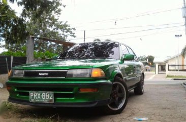 Toyota Corolla gl 16valve Green Sedan For Sale 