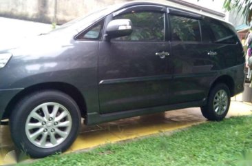 Toyota Innova 2.0 G model 2013 Gray For Sale 