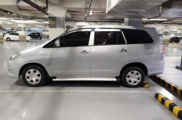 2012 toyota innova j diesel silver for sale 