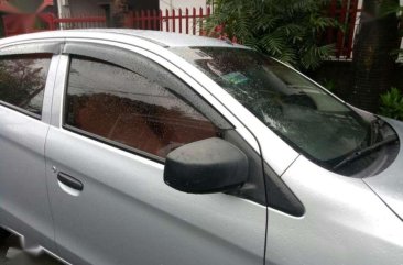 Mitsubishi Mirage Hatchback GLX 2013 MT Silver For Sale 