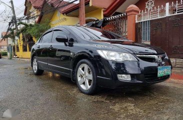 2007 honda civic 1.8s black sedan for sale 