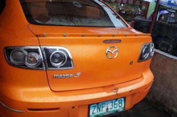 mazda 3 matic model 2008 orange For Sale 