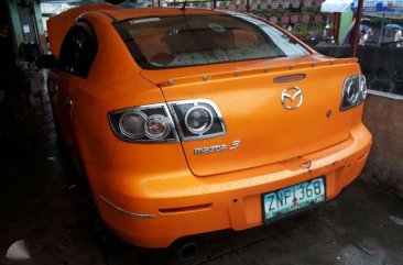 mazda 3 matic model 2008 orange For Sale 