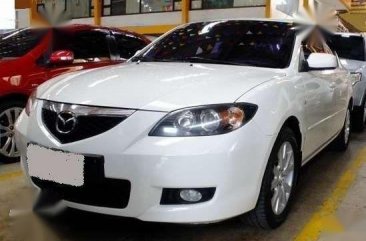 2008 MAZDA 3 AT White For Sale 