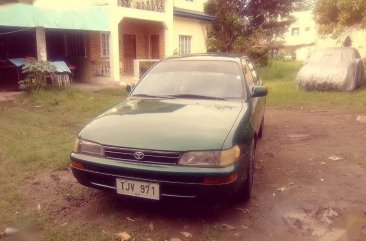 Toyota Corolla model 1994 Manual Green For Sale 