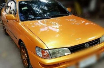 1996 toyota corolla GLi orange for sale 