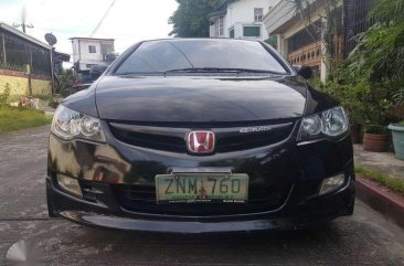 Honda civic 2008 1.8v Black Sedan For Sale 